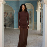 AMARA Dress - Chocolate