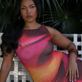 GRACE The Ultra Mesh Maxi - Blush