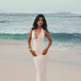 OLIVIA Shell Dress - White