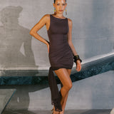 DAKOTA 2-in-1 Wrap Dress - Ganache
