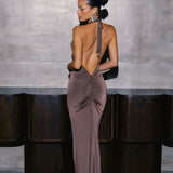 MARGOT Fringe Dress - Ganache