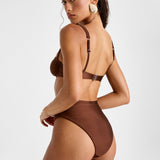 HONEY Balconette Top - Chocolate