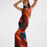 GRACE The Ultra Mesh Maxi - Haze