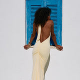 OLIVIA Shell Dress - Lemon