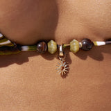 IVY Bikini Top - Brown Stripe
