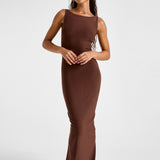 GRACE The Ultra Mesh Maxi - Chocolate Brown