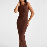 GRACE The Ultra Mesh Maxi - Chocolate Brown