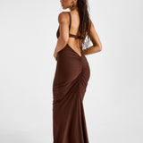 GRACE The Ultra Mesh Maxi - Chocolate Brown