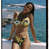 GIA Bikini Top - Lemon Blossom